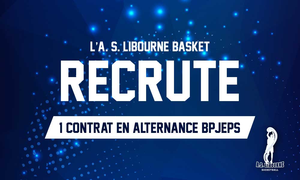 libourne basket recrute un apprenti BPJEPS