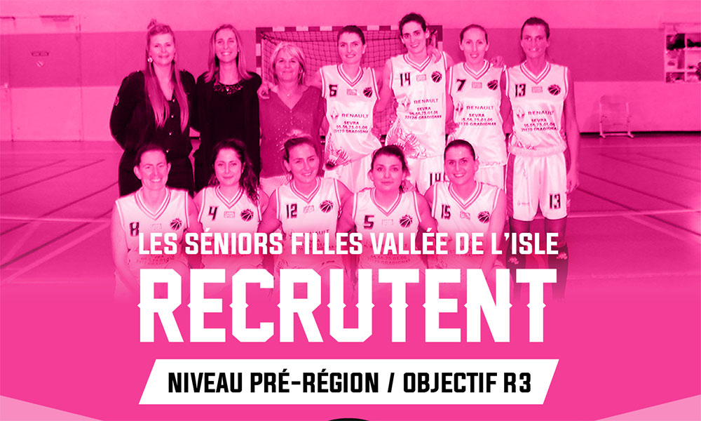 Recrutement séniors filles